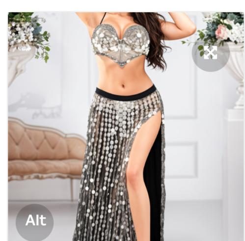 بدلة رقص انيقة قطعتين بنفسجي