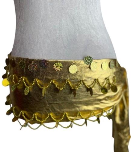 حزام رقص انيق ذهبي