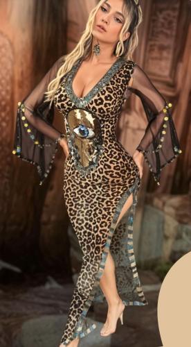 جلابية نمري رمسة كف كاملة, فتحات من الجنب