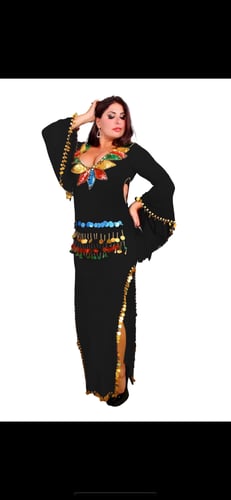 جلابيه رقص مميزه مع حزام