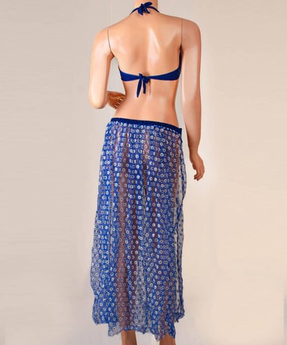 بدلة رقص قطعتين صدرية وتنورة