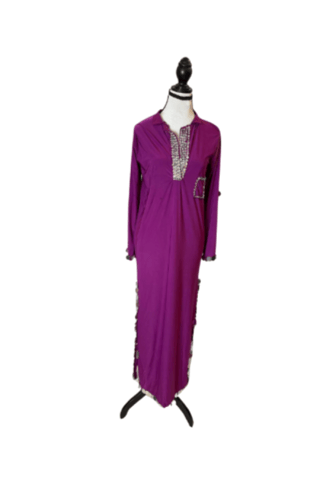 جلابية رقص سادة مفصلة على الجسم