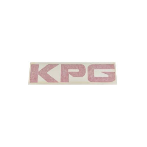 ستيكر كراج KPG احمر صغير