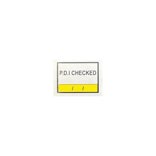 ستيكر P.D.I CHECKEDصغير