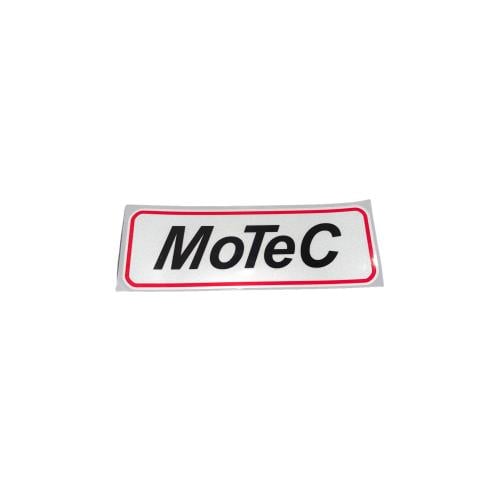 ستيكر MoTeC اصلي ابيض صغير عاكس