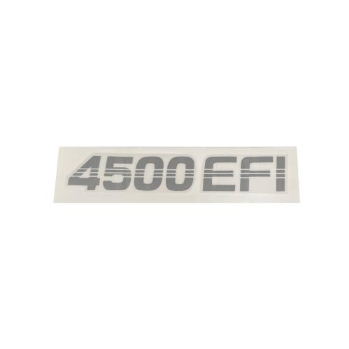 ستيكر 4500EFI شاصي فضي وطني