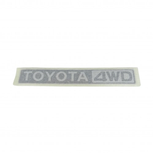ستيكر TOYOTA 4WD ربع قاعدة لوحة خلفي أصلي
