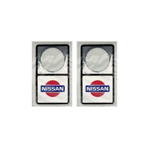 طقم ستيكر قفل الابواب نيسان فضي عاكس