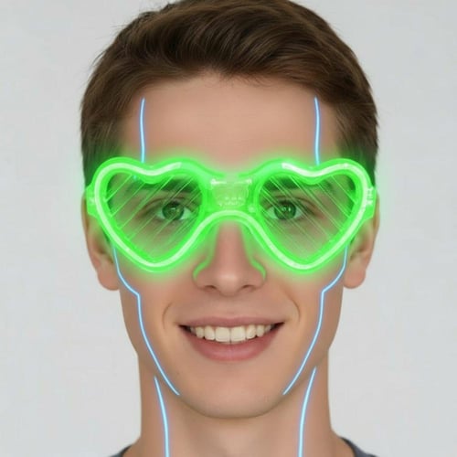 نظاره_مضيئه قلوب Led