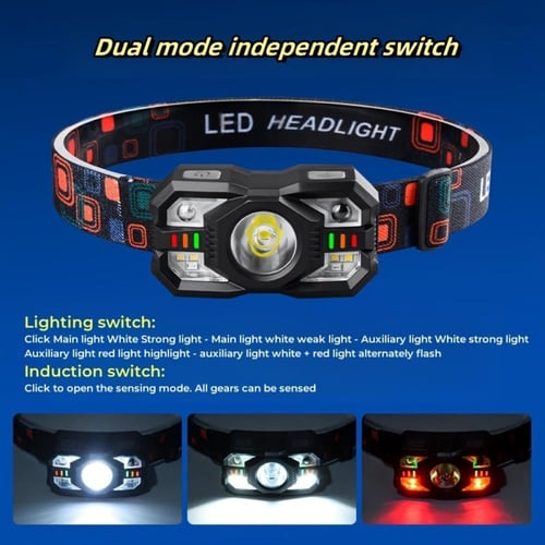 كشاف راس مع حساس