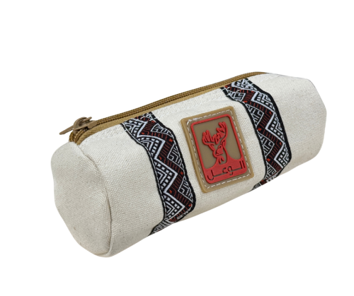 جراب فناجيل نقش نجدي-أبيض