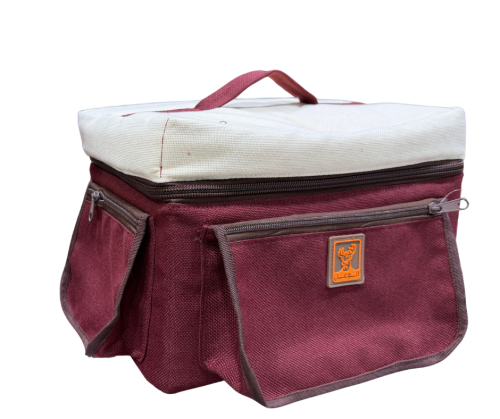 شنطة عزبة عنابي 35*25*24