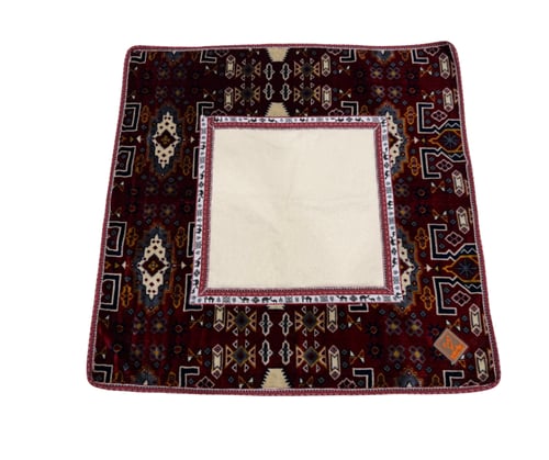 مدة معاميل نقش تركي عنابي