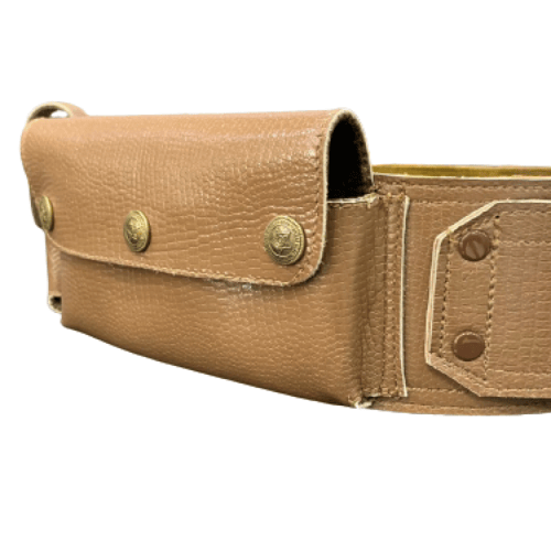 حزام بطن جلد طبيعي مقاس وسط