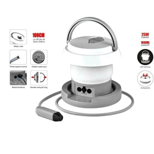 شطاف السفر و التخييم كهربائي قابل للطي 1 لتر