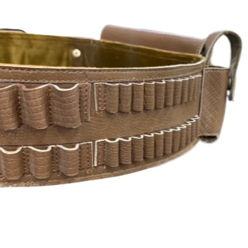 حزام بطن جلد طبيعي مقاس وسط