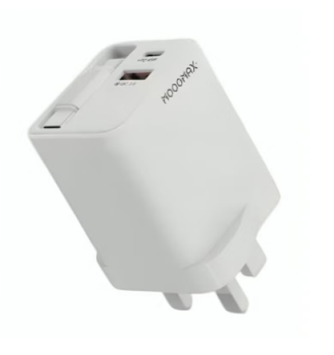 موج ماكس شاحن منزلي 45 واط مع كيبل تايب سي مدمج