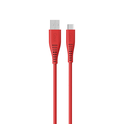 قوي - كيبل سيليكون USB تايب سي - 1.5 متر