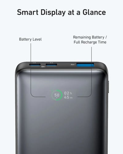 انكر بطارية متنقلة 533 بسعة 10000 ملي امبير بقوة 2...