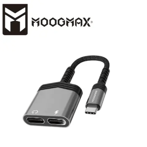 وصلة محول موج ماكس (Moogmax) 2 في 1 من Type-C إلى...