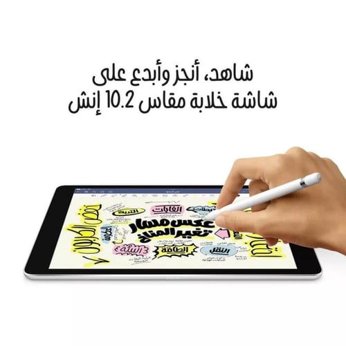 ابل ايباد الجيل التاسع، واي فاي، 10.2 بوصة، 256 جي...