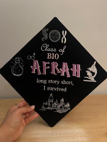 قبعة تخرج افراح