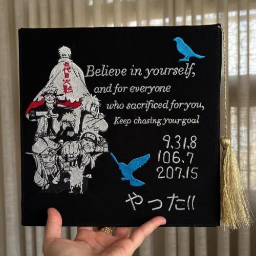 قبعة تخرج انمي