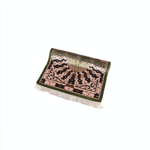 سجادة محراب الروضة اخضر 2M (اطراف ماكينة)