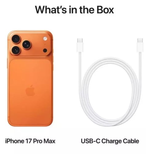 ابل آيفون 17 برو 256 جيجابايت برتقالي كوني الجيل ا...