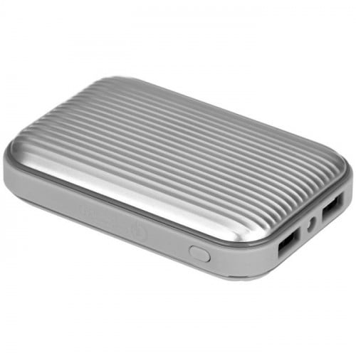 شاحن متنقل موماكس 10000 ملي امبير صغير الحجم - فضي