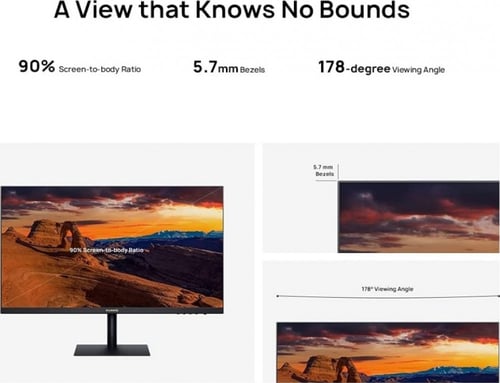 شاشة Huawei IPS مقاس 23.8 بوصة FHD ، دقة 1920 × 10...
