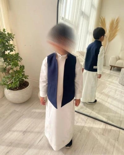 سديري اطفال كحلي بيج