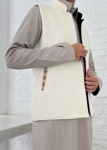 سديري جوخ دبل فيس سكري /كحلي