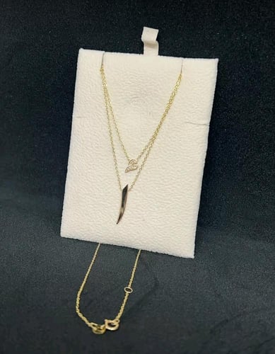 سلسال الحرف مع فص الزركون الفاخر