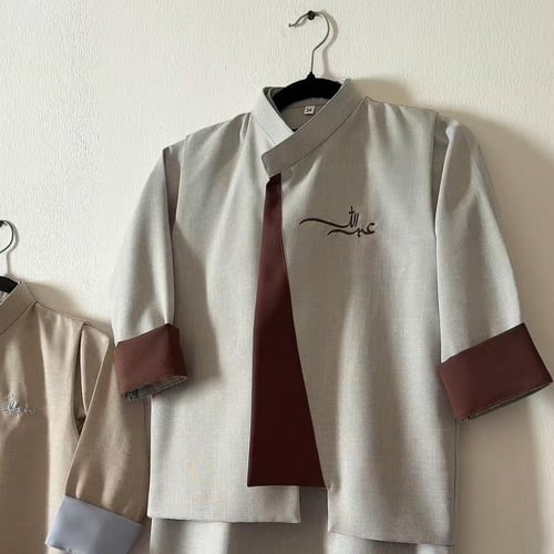 طقم ثوب وسديري بالاسم