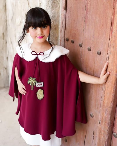 فستان اليوم الوطني القطري