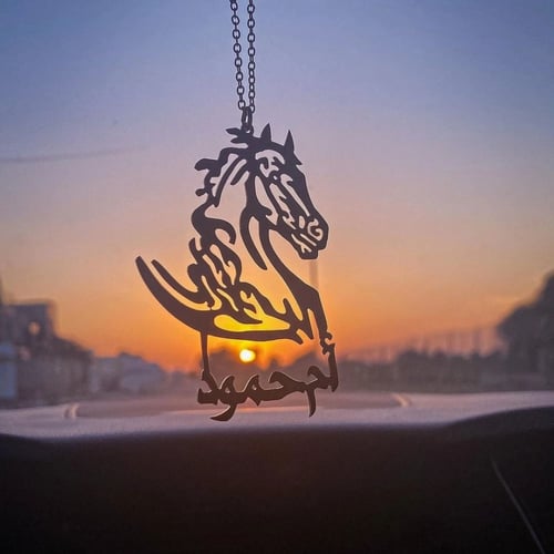 تعليقة سيارة شكل الخيل - تصميم حسب الطلب متجر مارف...