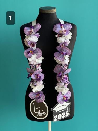 عقد تخرج ورد صناعي 2025