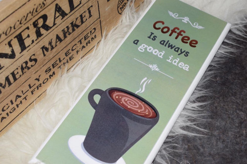 لوحة خشبية ( كوفي )