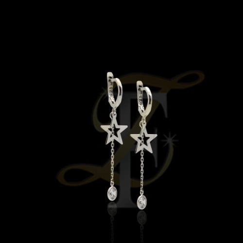 حلق (زركون) فضة عيار 925