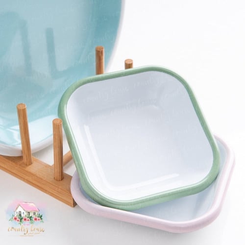 6007 صحون معدنية تركية بألوان الباستيل (للقطعة)