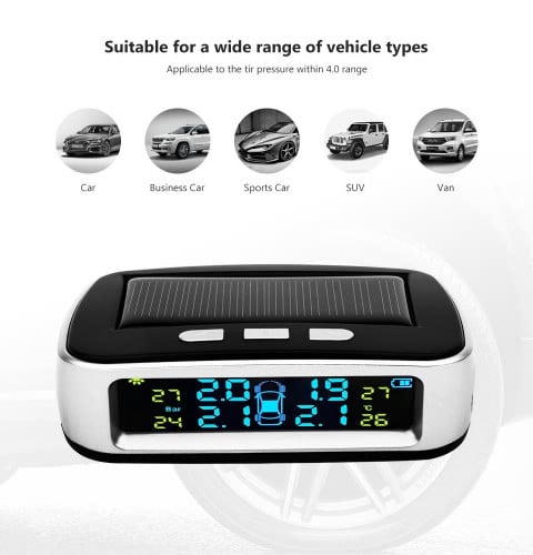 جهاز مراقبة ضغط وحرارة هواء إطارات كفرا ت السيارات...
