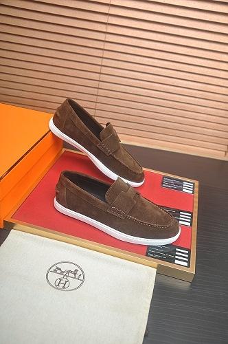 حذاء هيرمس Hermès Suede Loafer