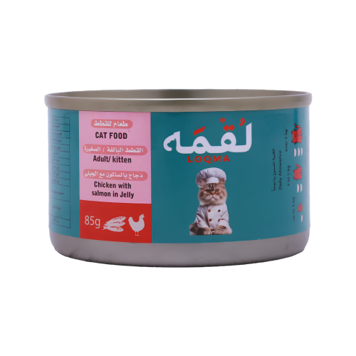 Loqma Chicken with Salmon in Jelly Wet Cat Food 85...