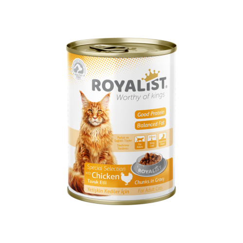 روياليست طعام للقطط قطع الدجاج في المرق 400g