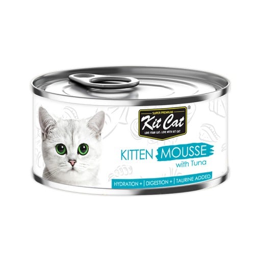 كت كات طعام رطب مهروس للقطط الصغيرة مع التونة 80 ج...