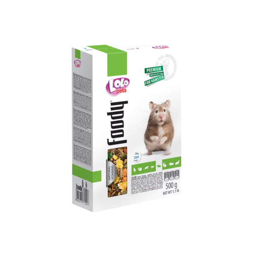 اكل هامستر متكامل بريميوم للهامستر 1 كجم لولو بيتس