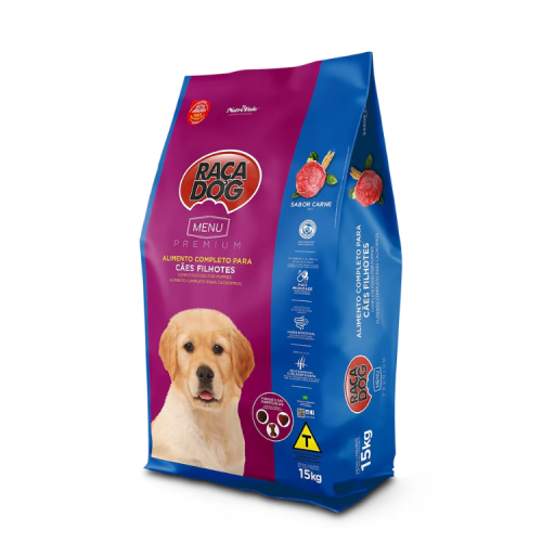 طعام دراي فود توفيري للجراء باللحم البقري 15 كجم ن...