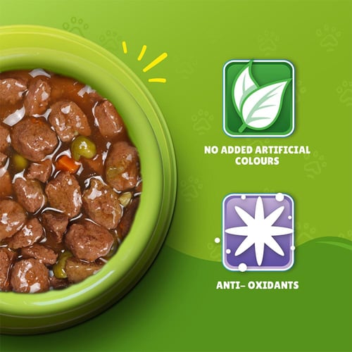 بيورينا فريسكس طعام رطب للقطط بالدجاج في المرق 85ج