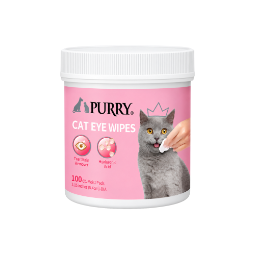 Purry Cat Eye Wipes 100 Count
